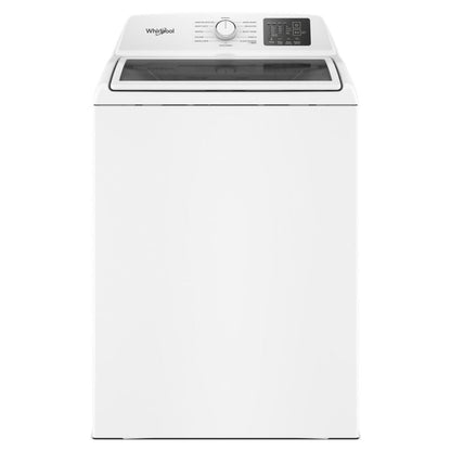 WHIRLPOOL 4.3 Cu. Ft. Whirlpool Top Load Impeller Washer with Quick Wash Cycle and Soft Close Glass Lid White - WTW4300SW