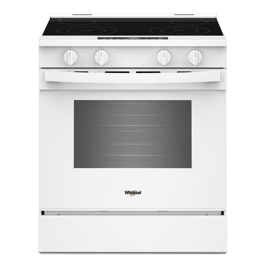 WHIRLPOOL WSES3130SW 30-inch Electric Range with No Preheat and Slow Cook Modes White