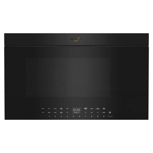 WHIRLPOOL Air Fry Over- the-Range Oven with Flush Built-in Design Black - WMMF7330RB