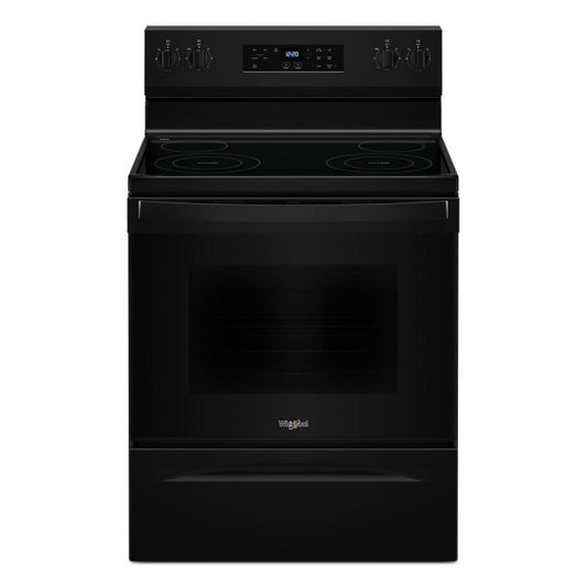 WHIRLPOOL 30-inch Electric Range with Self Clean Black - WFES3530RB