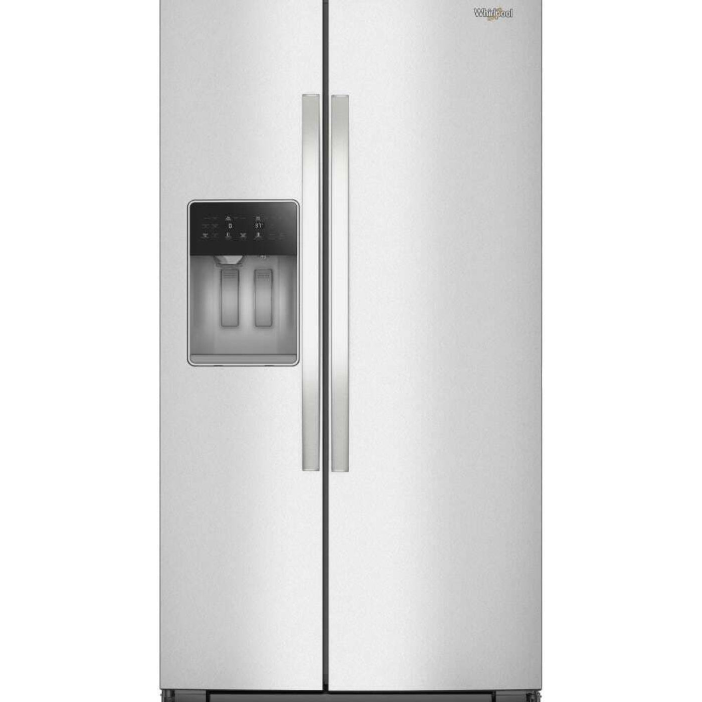 WHIRLPOOL 36-inch Counter Depth Side-by-Side Refrigerator with TruCool System in Stainless Steel - WRSC5536RZ