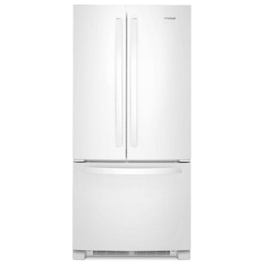 WHIRLPOOL 33-inch Wide French Door Refrigerator - 22 cu. ft. White - WRFF5333PW