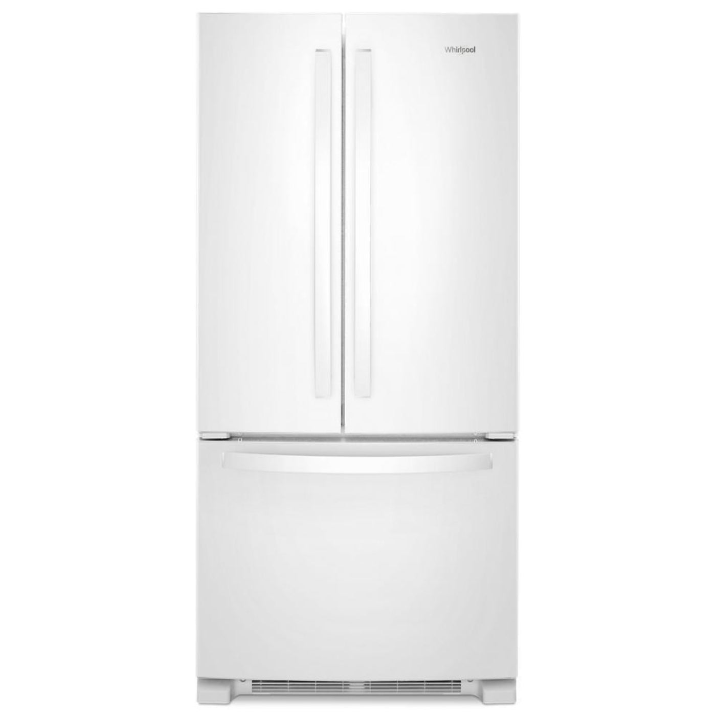 WHIRLPOOL 33-inch Wide French Door Refrigerator - 22 cu. ft. White - WRFF5333PW
