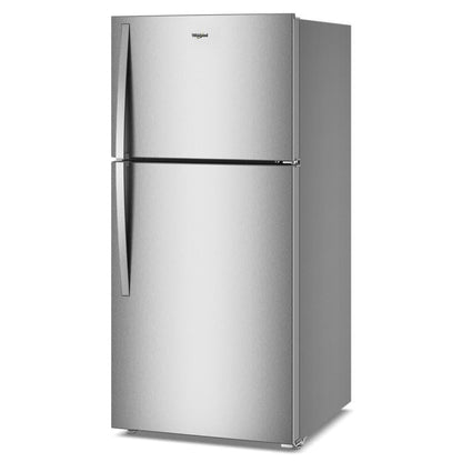 WHIRLPOOL Whirlpool 29.5-inch Wide Top Freezer Refrigerator with Total Coverage Cooling- 19.2 Cu. Ft. Stainless - WRTX7419SZ