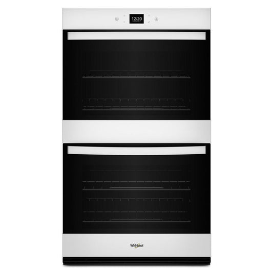 WHIRLPOOL 8.6 Total Cu. Ft. Double Wall Oven with Air Fry When Connected White - WOED5027LW