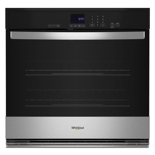 WHIRLPOOL 4.3 Cu. Ft. Single Self-Cleaning Wall Oven in Stainless Steel - WOES3027LS