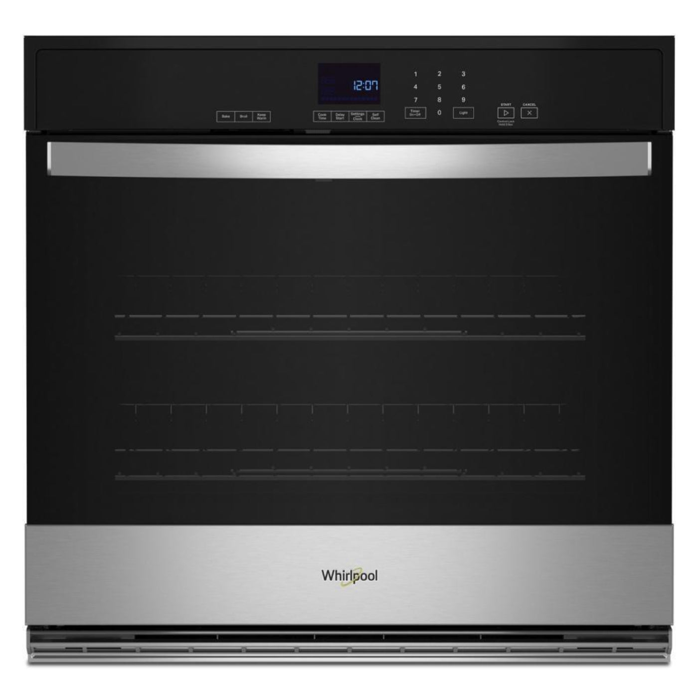 WHIRLPOOL 4.3 Cu. Ft. Single Self-Cleaning Wall Oven in Stainless Steel - WOES3027LS