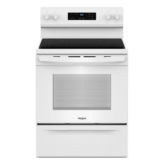 WHIRLPOOL 30-inch Electric Range with No Preheat Mode White - WFES3030RW