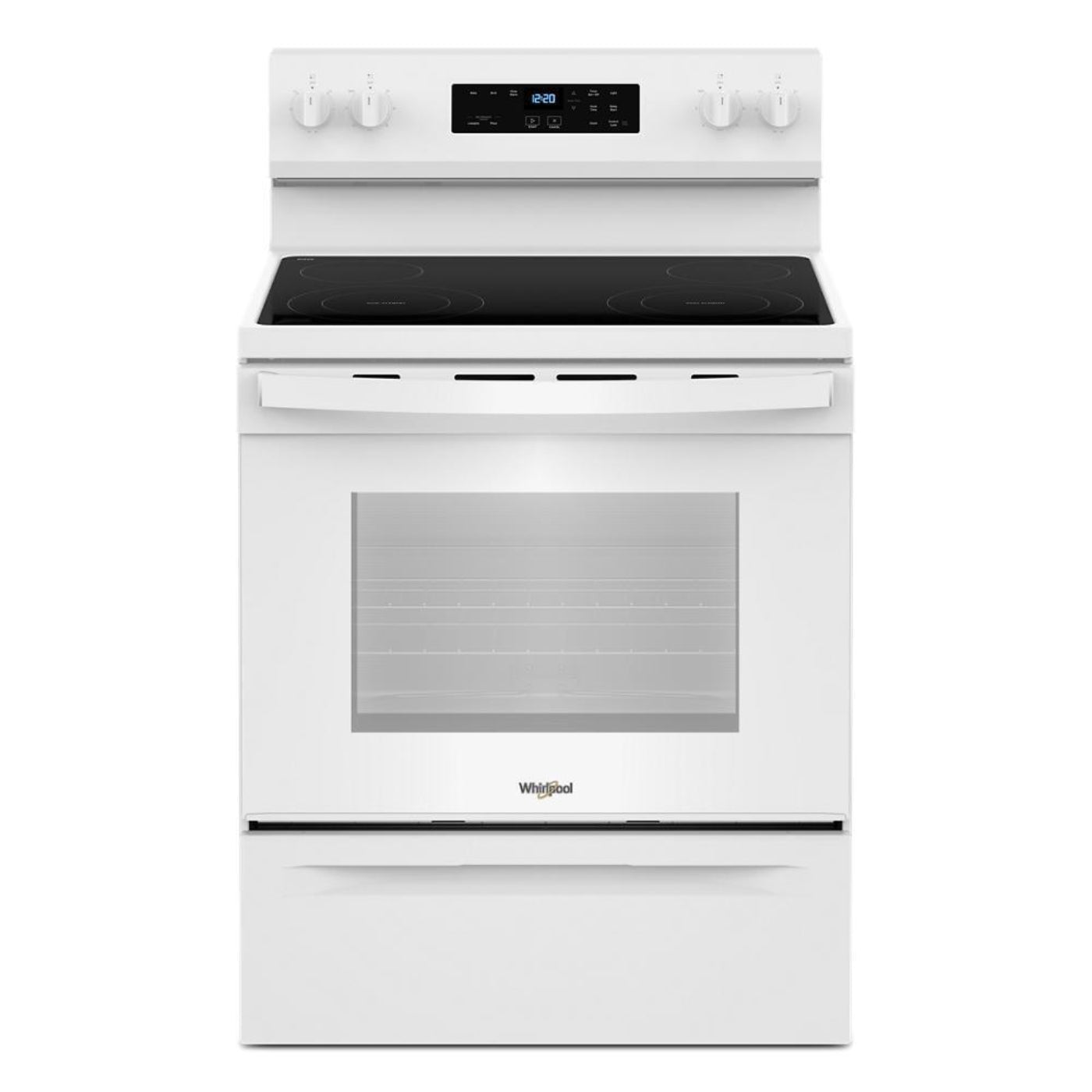 WHIRLPOOL 30-inch Electric Range with No Preheat Mode White - WFES3030RW