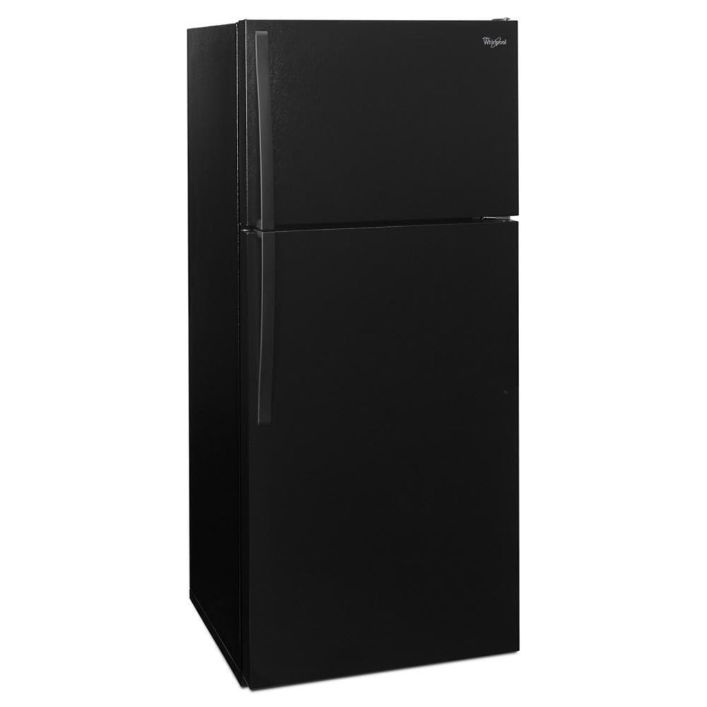 WHIRLPOOL 28-inch Wide Top Freezer Refrigerator - 14 cu. ft. Black - WRT314TFDB
