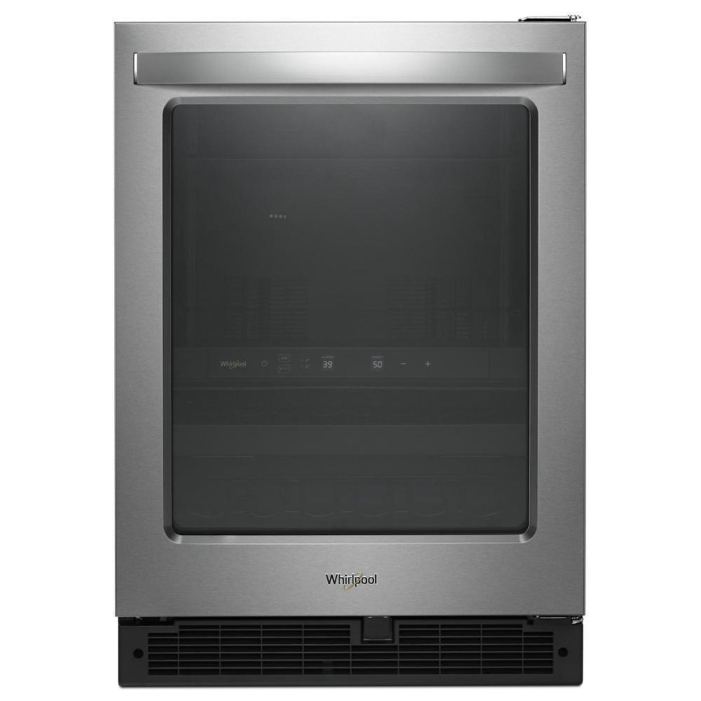 WHIRLPOOL 24-inch Wide Undercounter Beverage Center - 5.2 cu. ft. in Stainless Steel - WUB50X24HZ