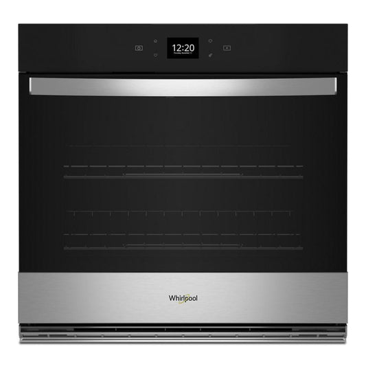 WHIRLPOOL 30-Inch Single Wall Oven with Air Fry When Connected - 5.0 Cu. Ft. Stainless - WOES5030LZ
