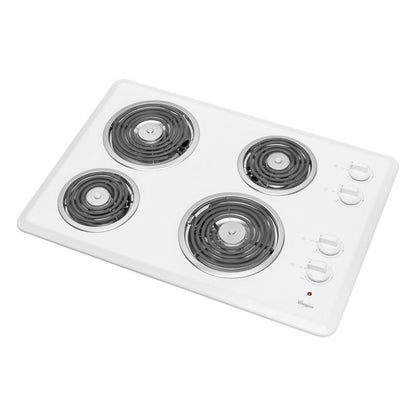 WHIRLPOOL Whirlpool 30" Electric Cooktop White - WCC31430AW