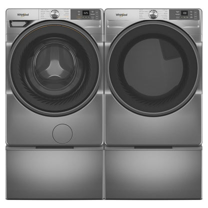 WHIRLPOOL WED5720RR 7.4 cu. ft. Smart Front Load ENERGY STAR® Electric Dryer with Wrinkle Shield™ Option Silver