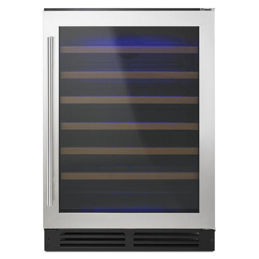 WHIRLPOOL 24" Undercounter Wine Center with Custom Temperature Control in Stainless Steel - WUW35X24DS