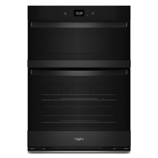 WHIRLPOOL 6.4 Total Cu. Ft. Combo Wall Oven with Air Fry When Connected Black - WOEC5030LB
