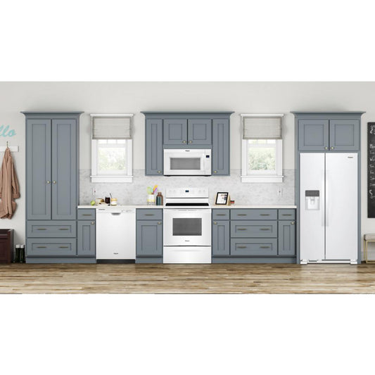WHIRLPOOL 36-inch Wide Side-by-Side Refrigerator - 24 cu. ft. White - WRS315SDHW