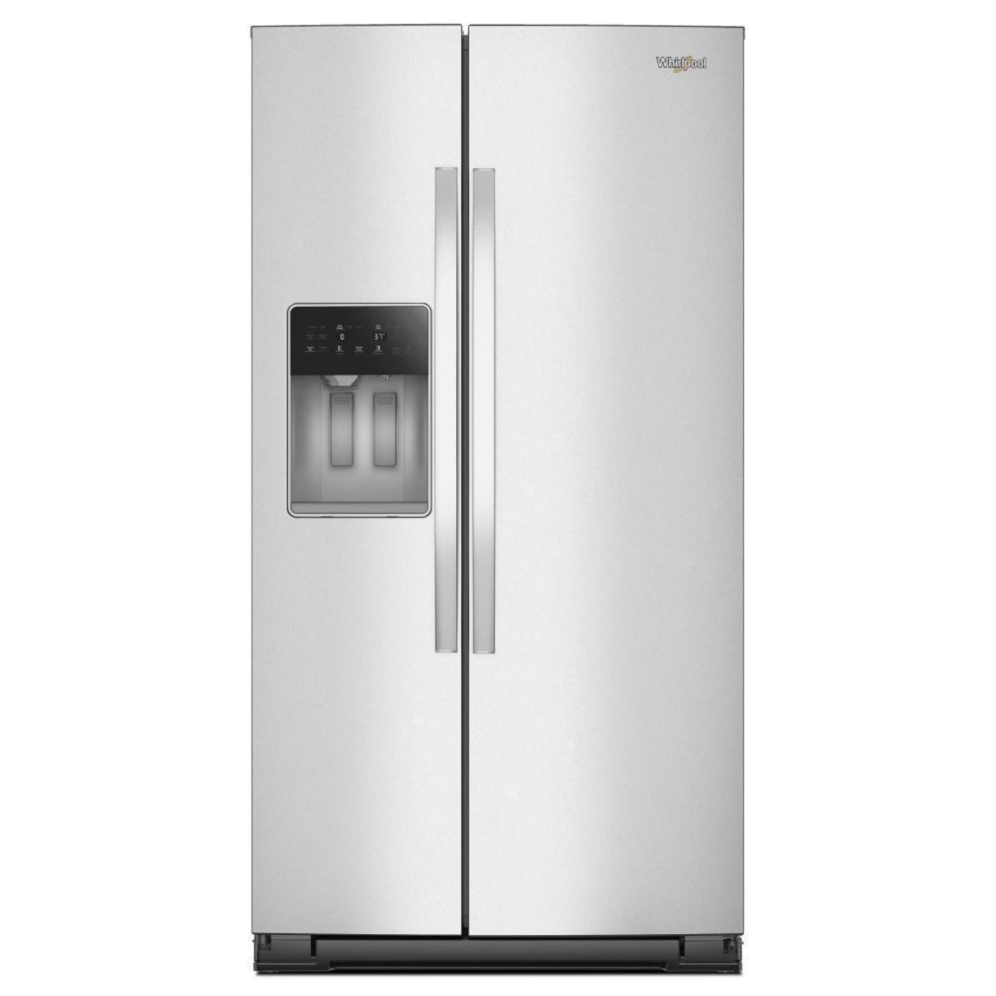 WHIRLPOOL 36-inch Standard Depth Side-by-Side Refrigerator with TruCool System in Stainless Steel - WRSF5536RZ