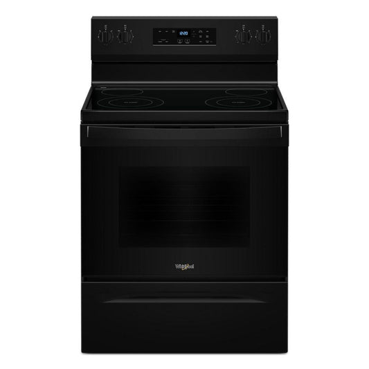 WHIRLPOOL 30-inch Electric Range with No Preheat Mode Black - WFES3030RB