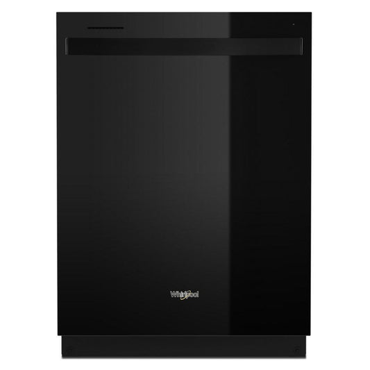 WHIRLPOOL 24 in Stainless Steel Dishwasher with AI Intelligent Wash - 47 dBA Black - WDT750SAKB