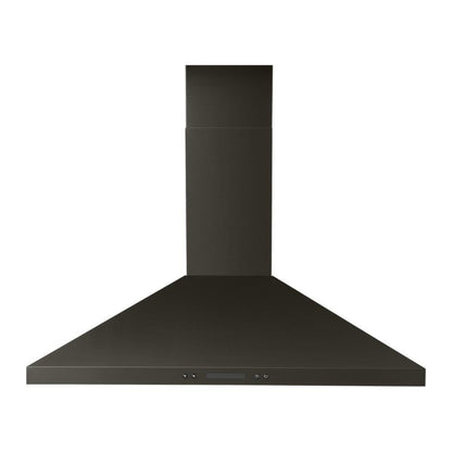 WHIRLPOOL 36" Chimney Wall Mount Range Hood with Dishwasher-Safe Grease Filters Black in Stainless Steel - WVW93UC6LV