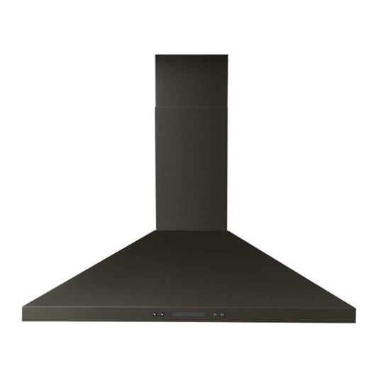 WHIRLPOOL 36" Chimney Wall Mount Range Hood with Dishwasher-Safe Grease Filters Black in Stainless Steel - WVW93UC6LV