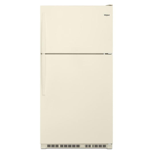 WHIRLPOOL 33-inch Wide Top Freezer Refrigerator - 20 cu. ft. Bisque or Off-white - WRT311FZDT