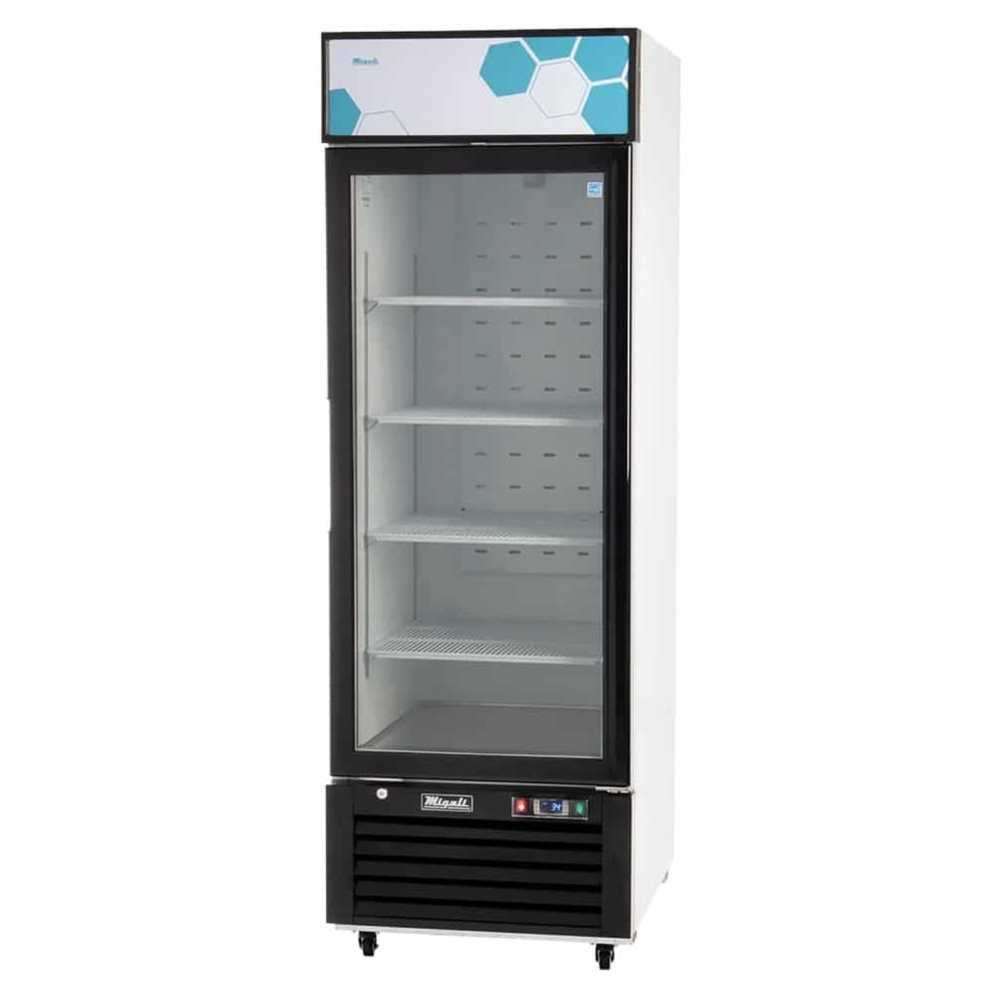 Migali C-23RM-HC 27" Swing Glass Door Merchandiser Refrigerator – 23 Cu Ft - C-23RM-HC
