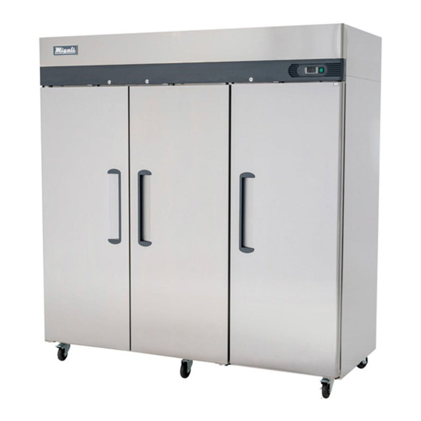 Migali C-3F-HC 78" Triple Solid Door Reach-In Freezer 72 Cu Ft - C-3F-HC