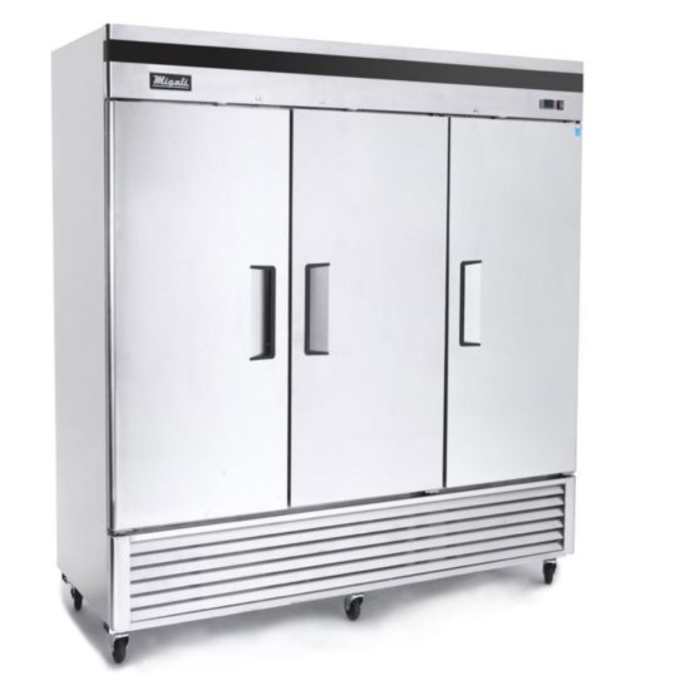 Migali C-3FB-HC 82" Triple Solid Door Reach-In Freezer 72 Cu Ft - C-3FB-HC