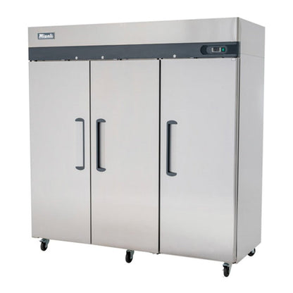 Migali C-3R-HC 3-Door Reach-In Refrigerator - 72 Cu Ft - C-3R-HC
