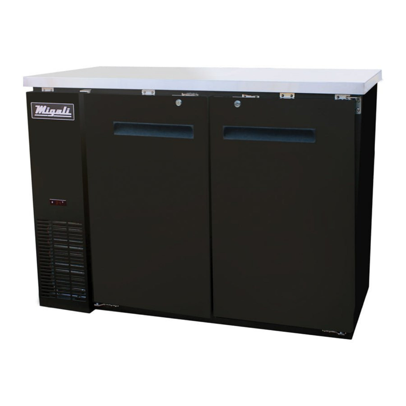 Migali  48.75” Refrigerated Back Bar Cabinet 11.8 Cu Ft - C-BB48-HC