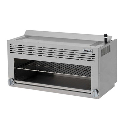 Migali C-CM-36-LP 36" Liquid Propane Cheese Melter - 43,000 BTU - C-CM-36-LP