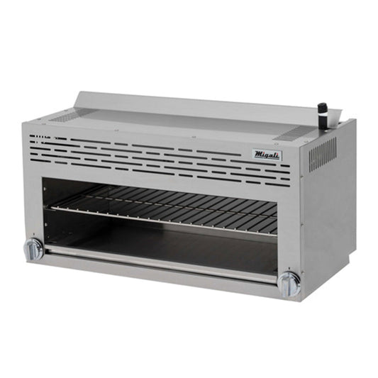 Migali C-CM-36-LP 36" Liquid Propane Cheese Melter - 43,000 BTU - C-CM-36-LP