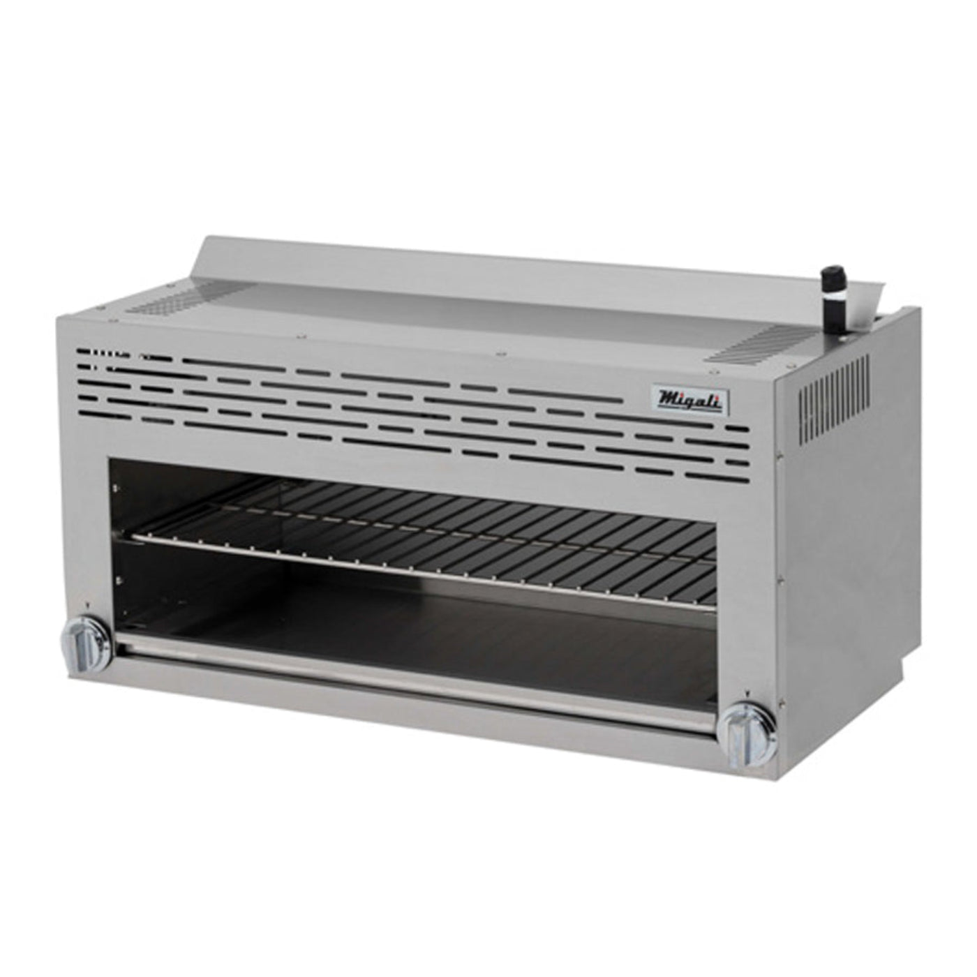 Migali C-CM-36-NG 36" Natural Gas Cheese Melter - 43,000 BTU - C-CM-36-NG