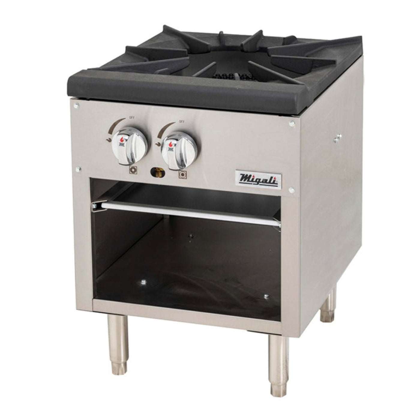 Migali C-SPS-1-18 Natural Gas Stock Pot Range 80,000 BTU - C-SPS-1-18