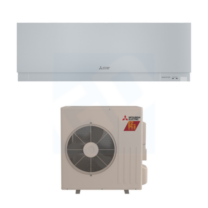 Mitsubishi MSZ-EX15NLS & SUZ-AA15NLHZ 15,000 BTU 17.5 SEER2 Wall Mounted Hyper Heat Pump System - R454B
