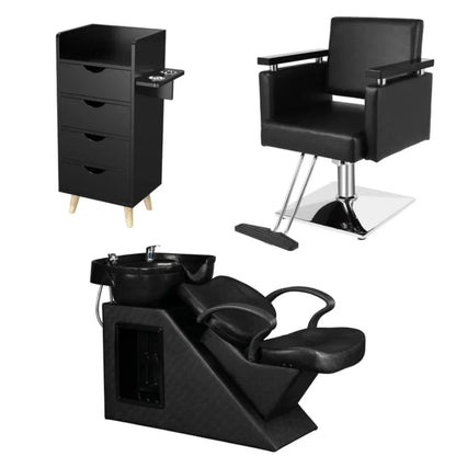 OmySalon 1 Operator Modern Salon Package Black -  SP2-1B