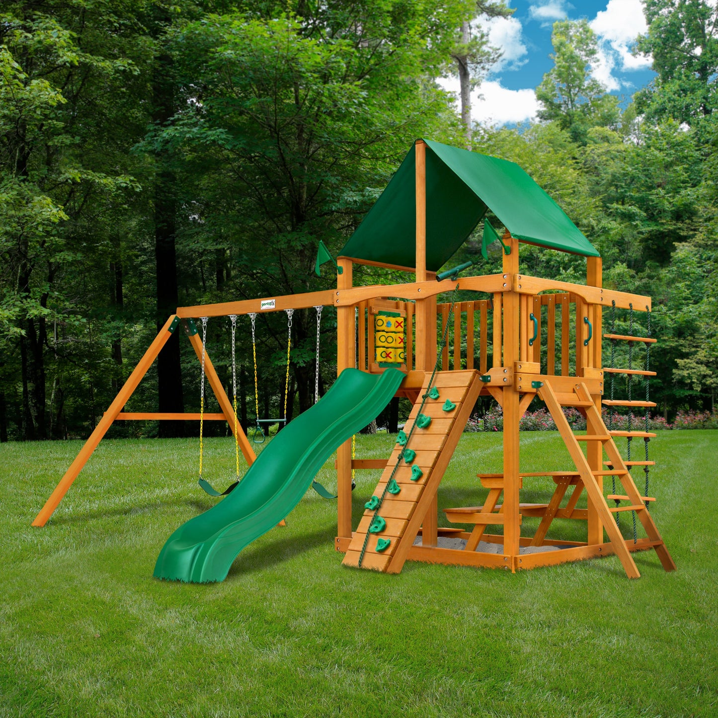 Gorilla Playsets Chateau Swing Set
