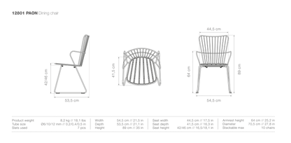 HOUE PAON Outdoor Dining Chair - Procure Décor