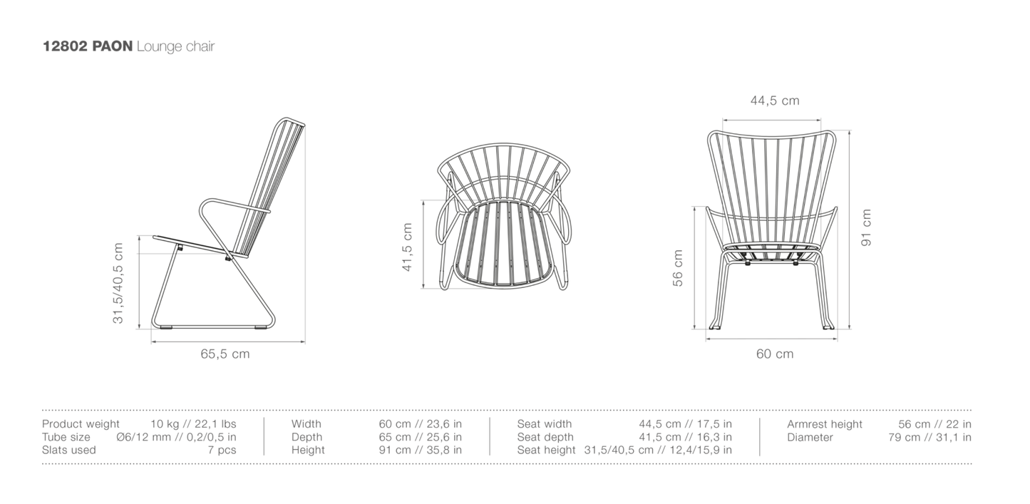 HOUE PAON Outdoor Lounge Chair - Procure Décor