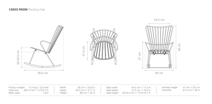 HOUE PAON Outdoor Rocking Chair - Procure Décor