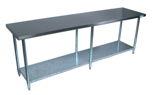 BK Resources QVT-9630 Stainless Steel Prep Tables