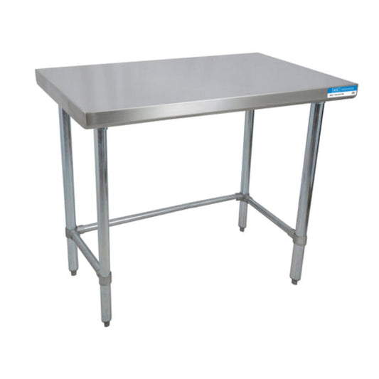 BK Resources QVTOB-7224 Stainless Steel Prep Tables