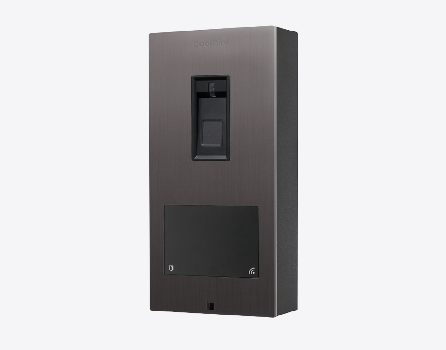 DoorBird A1122 Surface-Mount IP Access Control Device Fingerprint 50 in Titanium-Finish as PVD Coating, Stainless Steel, Brushed - 423872752