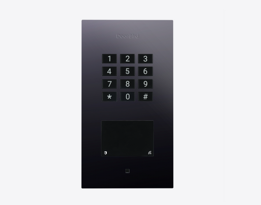DoorBird A1121 Flush-Mount IP Access Control Device in Titanium - 423893672