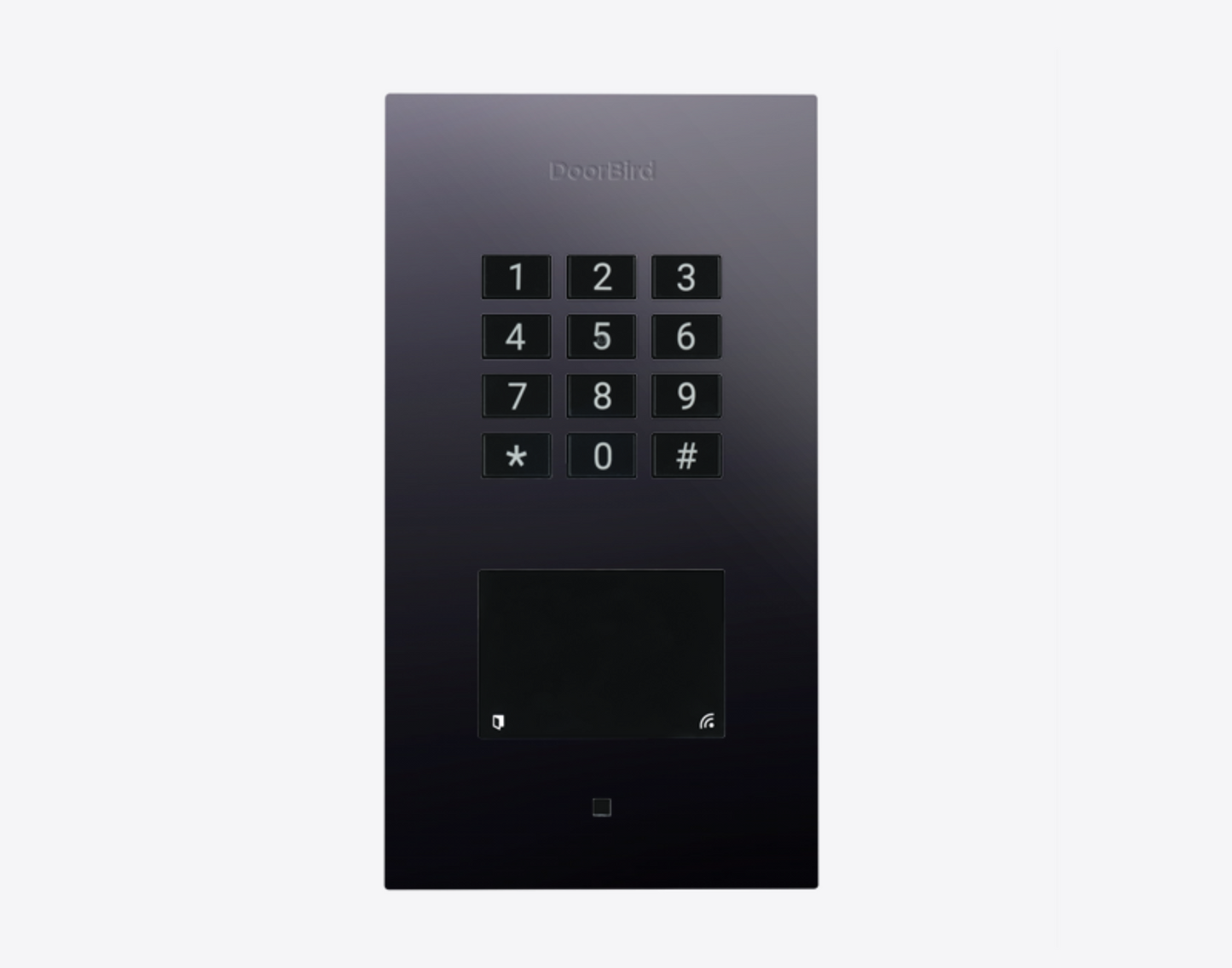 DoorBird A1121 Flush-Mount IP Access Control Device in Titanium - 423893672