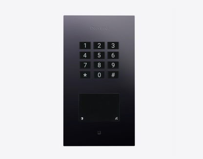 DoorBird A1121 Flush-Mount IP Access Control Device in Titanium - 423893672