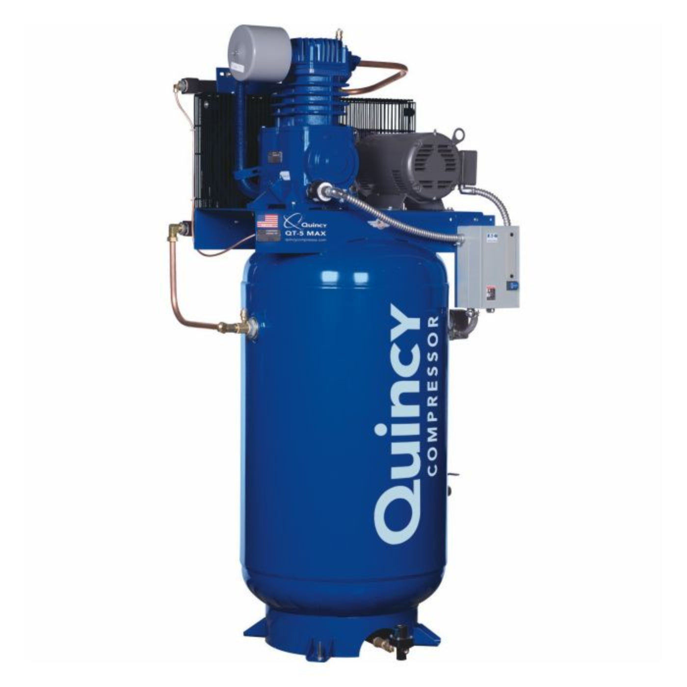 Quincy QT Max Air Compressor 5 HP 80 Gallon Two Stage 1-Phase 230V New - 2020040711