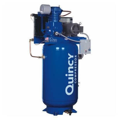 Quincy QT Max Air Compressor 5 HP 80 Gallon Two Stage 1-Phase 230V New - 2020040711